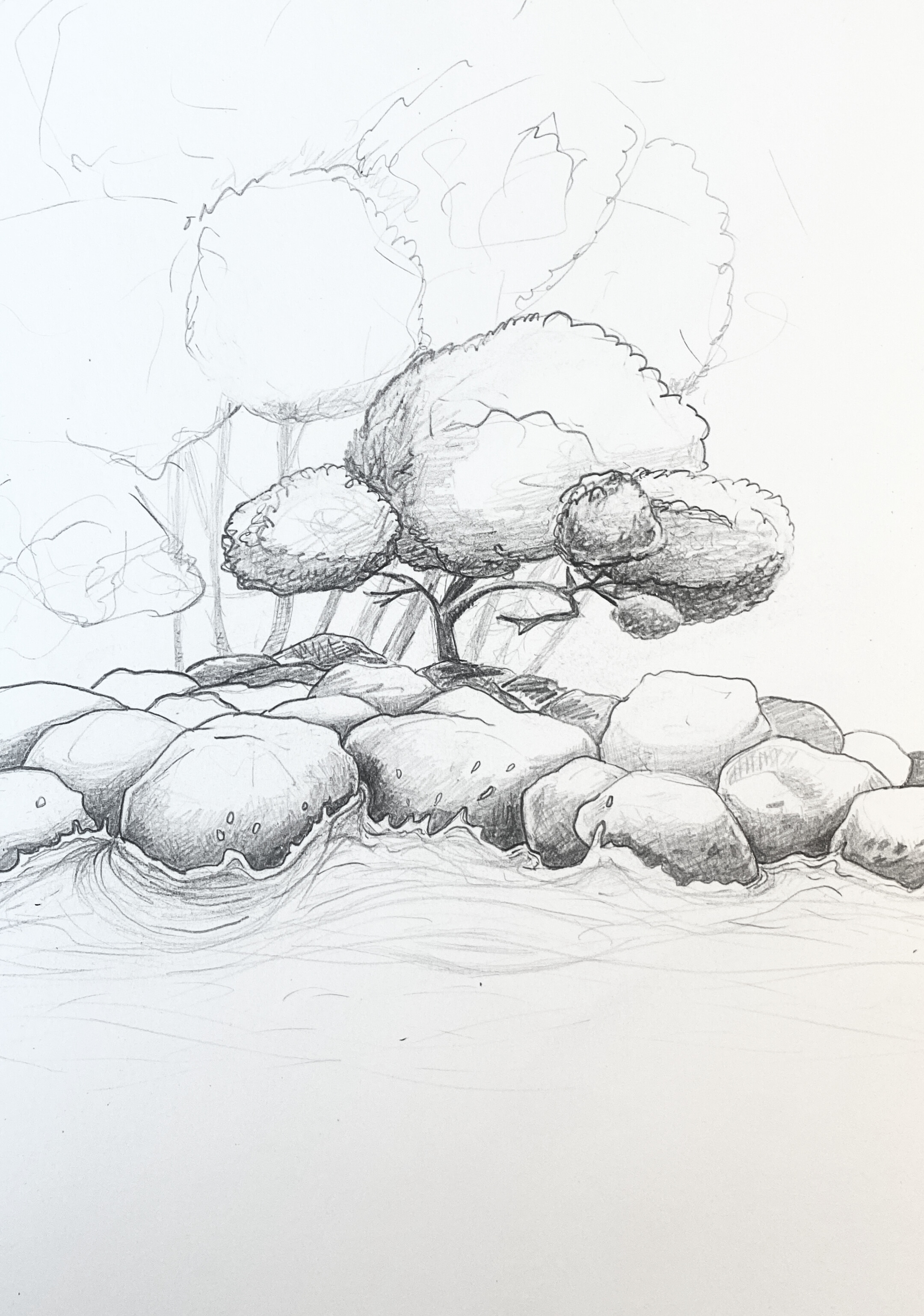 Blandet mixed‑media illustration 2