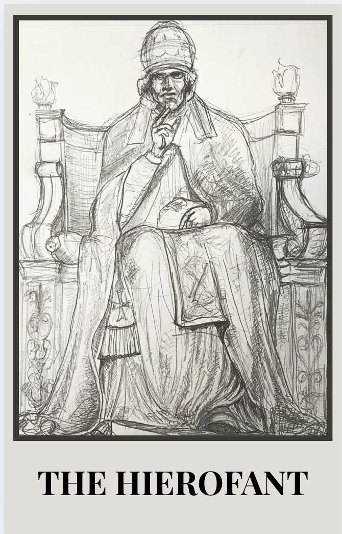 The Hierophant – tarotillustration