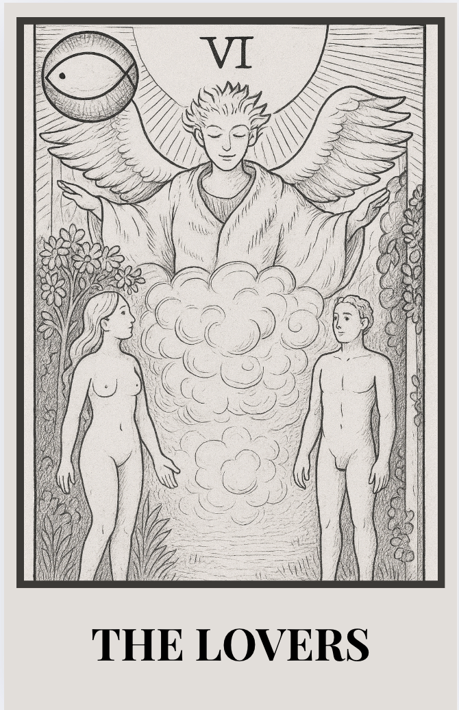 The Lovers – tarotillustration